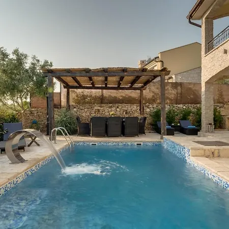 New With Swimming Pool, Olive Grove And Sea View By Traveler Tourist Agency Krk Id 2201 * Brzac