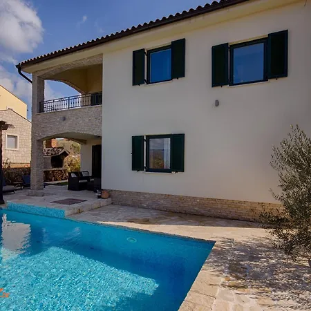 빌라 New With Swimming Pool, Olive Grove And Sea View By Traveler Tourist Agency Krk Id 2201 *